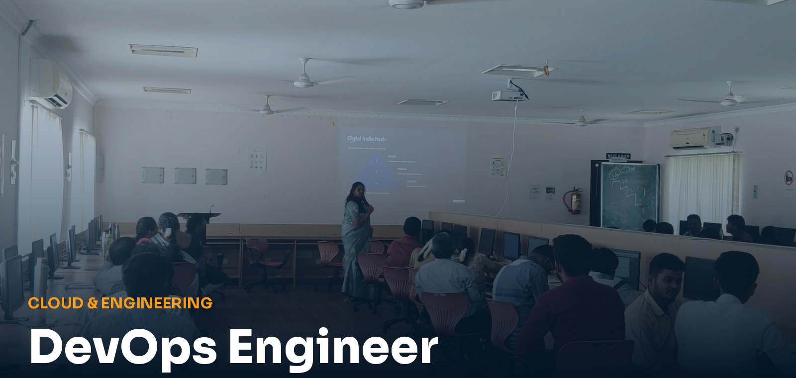 DevOps Engineer live training session at Linkskill Academy